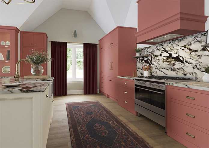 Shima Faux Silk, Claret - Made to Measure Curtains - Image 7